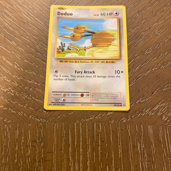 Pokemon | Toys | Doduo Pokmon Card Basic | Poshmark